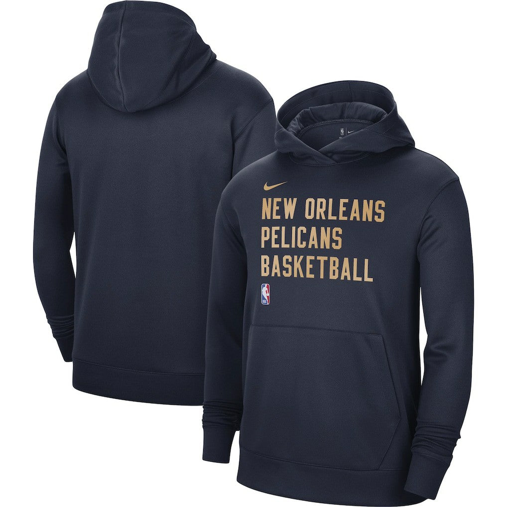 Nike New Orleans Pelicans Unisex 2023/24 Performance Spotlight On-Court Practice Pullover Hoodie