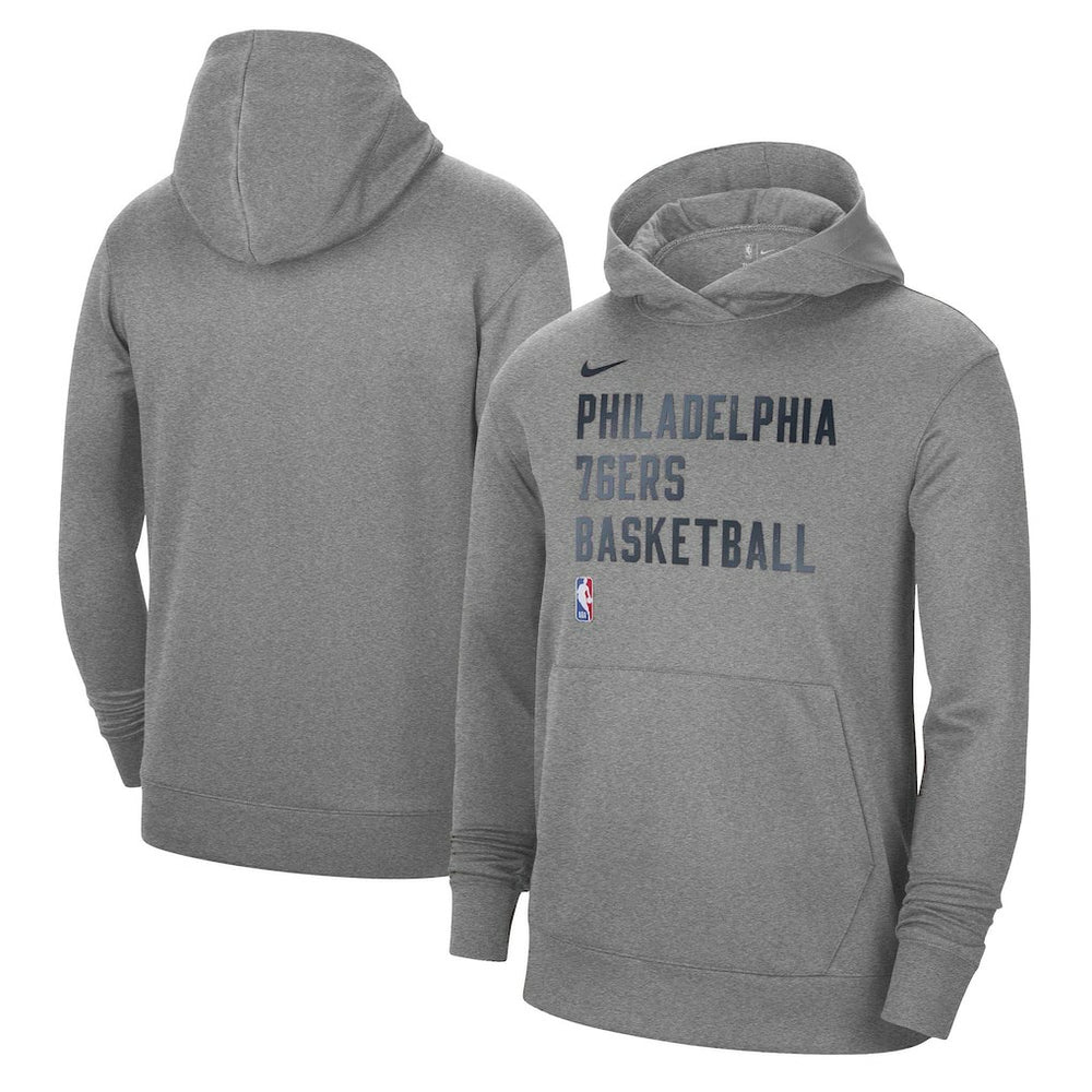 Nike Philadelphia 76ers Unisex 2023/24 Performance Spotlight On-Court Practice Pullover Hoodie