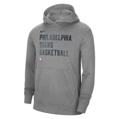 Nike Philadelphia 76ers Unisex 2023/24 Performance Spotlight On-Court Practice Pullover Hoodie