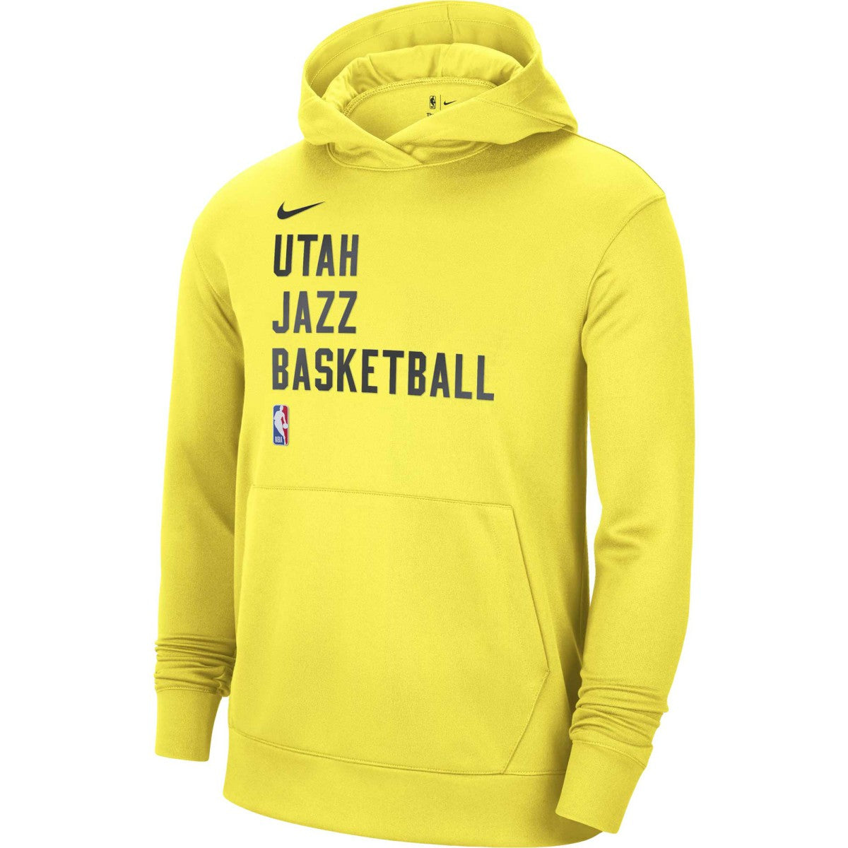 Nike Utah Jazz Unisex 2023/24 Performance Spotlight On-Court Practice Pullover Hoodie