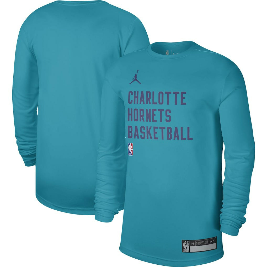 Charlotte Hornets Jordan Brand Unisex 2023/24 Legend On-Court Practice Long Sleeve T-Shirt