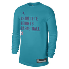 Charlotte Hornets Jordan Brand Unisex 2023/24 Legend On-Court Practice Long Sleeve T-Shirt