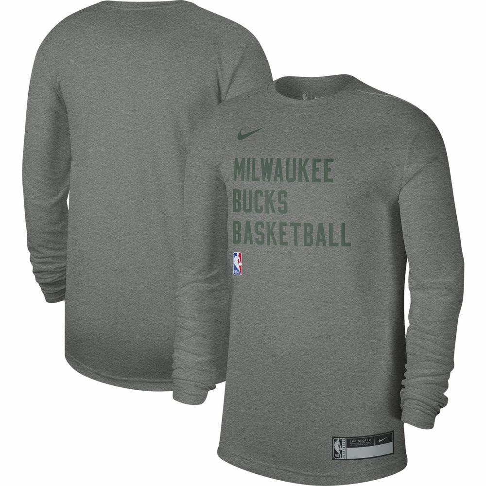 Nike Milwaukee Bucks Unisex 2023/24 Legend On-Court Practice Long Sleeve T-Shirt