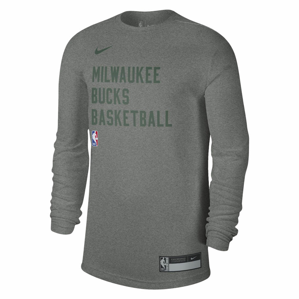 Nike Milwaukee Bucks Unisex 2023/24 Legend On-Court Practice Long Sleeve T-Shirt