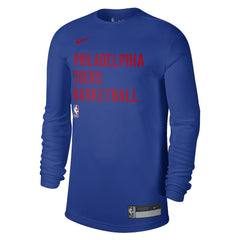Nike Philadelphia 76ers Unisex 2023/24 Legend On-Court Practice Long Sleeve T-Shirt