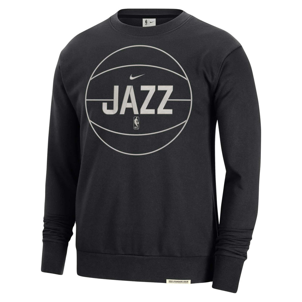 Nike Utah Jazz 2023/24 Authentic Standard Issue Travel Performance Pullover Sweatshirt
