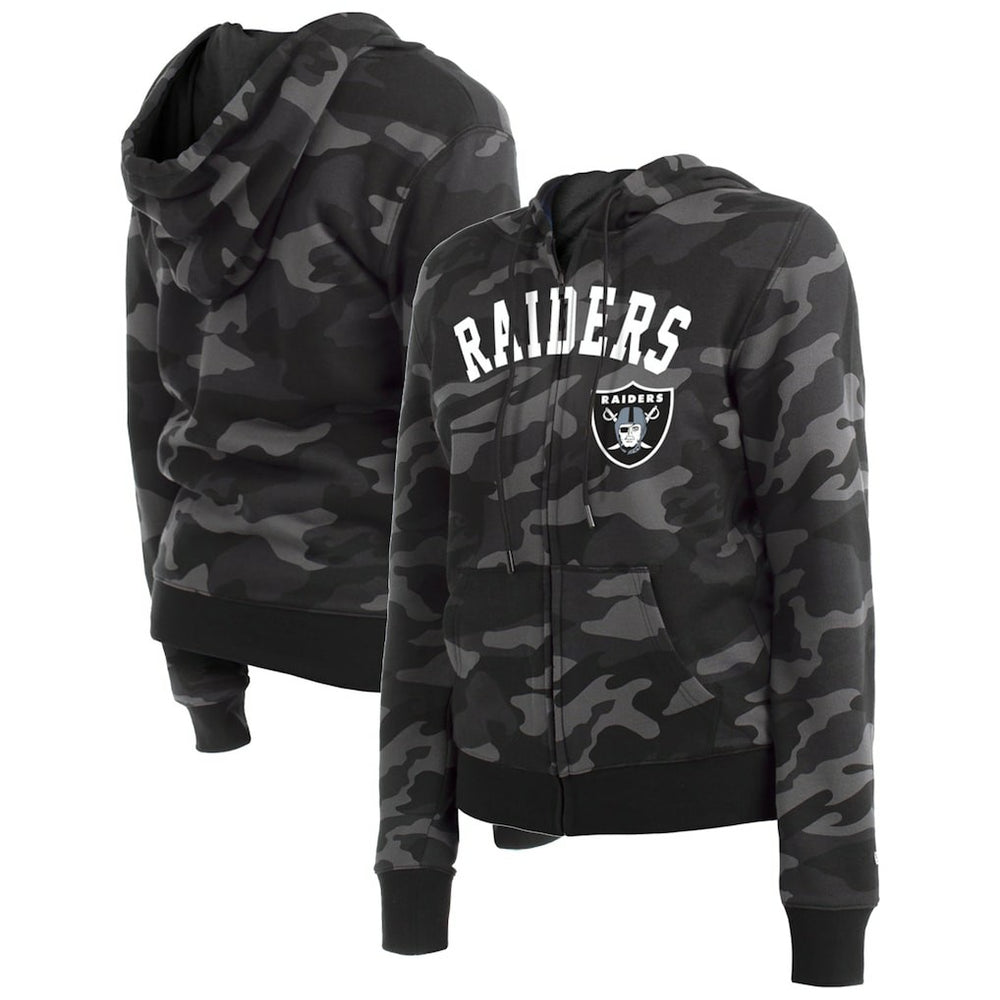 Women's Camo Full-Zip Hoodie - Las Vegas Raiders Hoodies