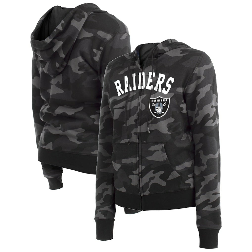 Women's Camo Full-Zip Hoodie - Las Vegas Raiders Hoodies