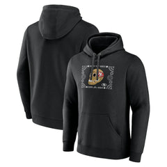 Sugar Skull Pullover Hoodie - San Francisco 49ers Hoodies