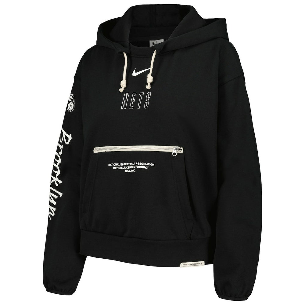 Nike Brooklyn Nets Women's Courtside Standard Issue Performance Pullover Hoodie