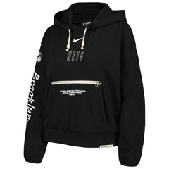 Nike Brooklyn Nets Women's Courtside Standard Issue Performance Pullover Hoodie