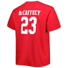 Christian McCaffrey  Big & Tall Player Name & Number T-Shirt - San Francisco 49ers T-shirts