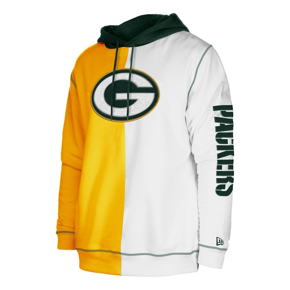 Third Down Split Raglan Pullover Hoodie - Green Bay Packers Hoodies
