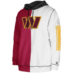 Third Down Split Raglan Pullover Hoodie - Washington Commanders Hoodies