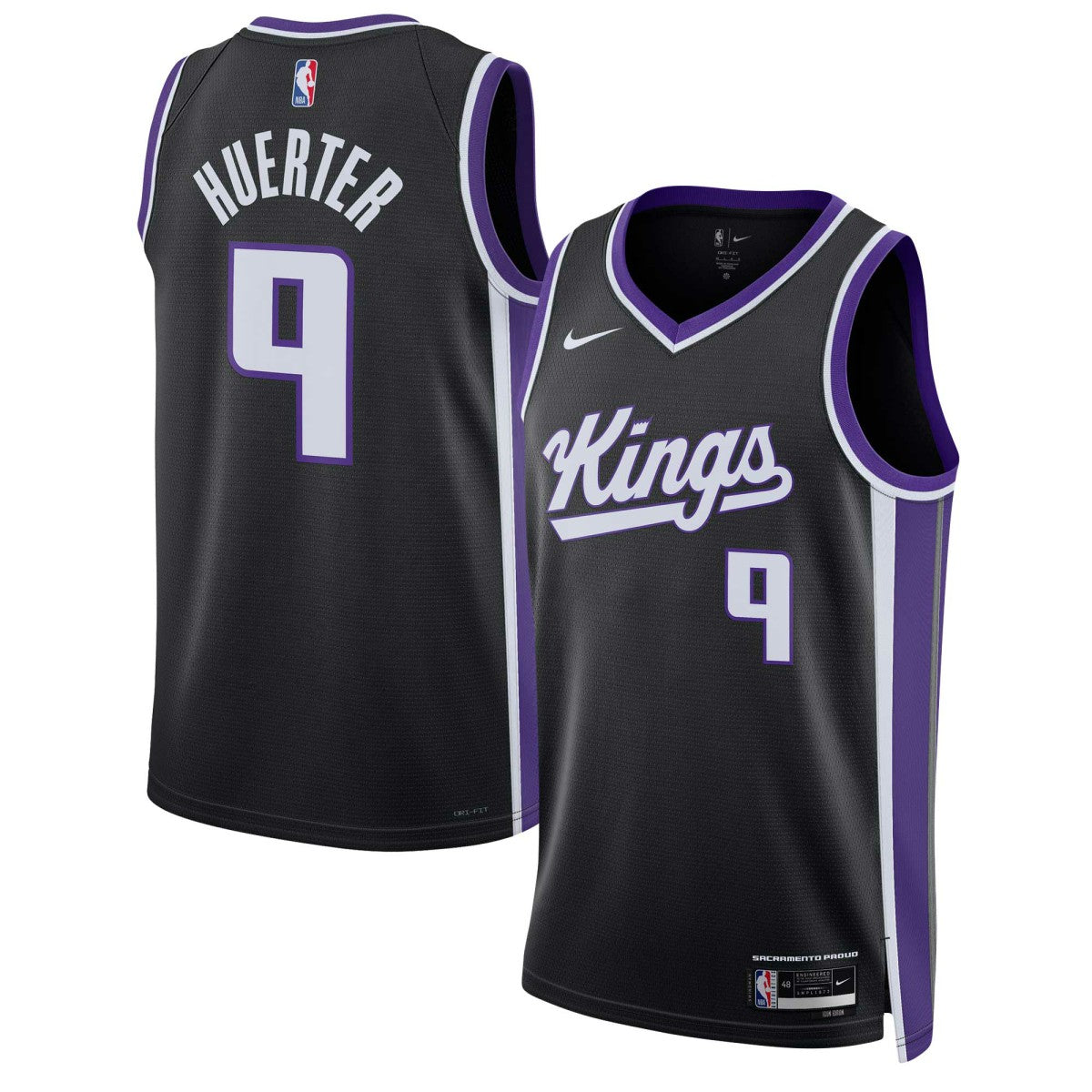 Nike Kevin Huerter Sacramento Kings Unisex Swingman Jersey