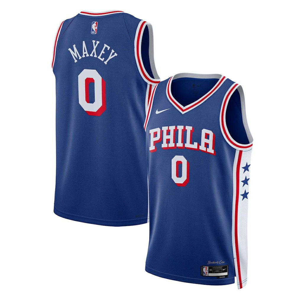 Nike Tyrese Maxey Philadelphia 76ers Unisex Swingman Jersey