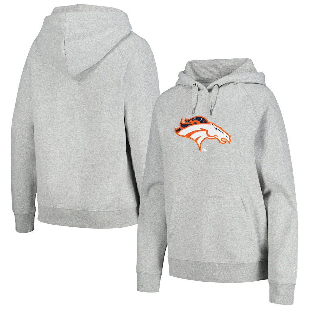Women's Floral Raglan Pullover Hoodie - Denver Broncos Hoodies