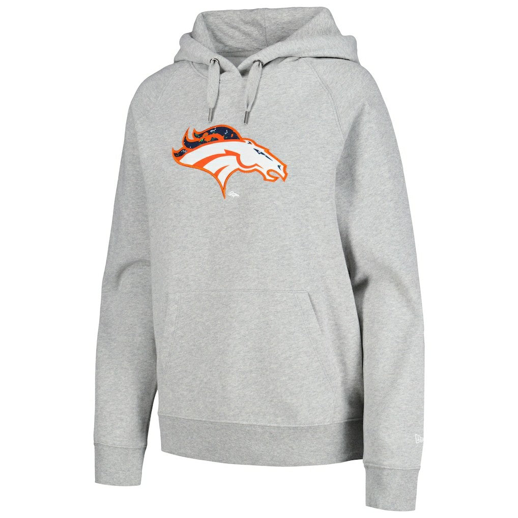 Women's Floral Raglan Pullover Hoodie - Denver Broncos Hoodies