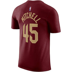 Nike Donovan Mitchell Cleveland Cavaliers Icon 2022/23 Name & Number T-Shirt sale