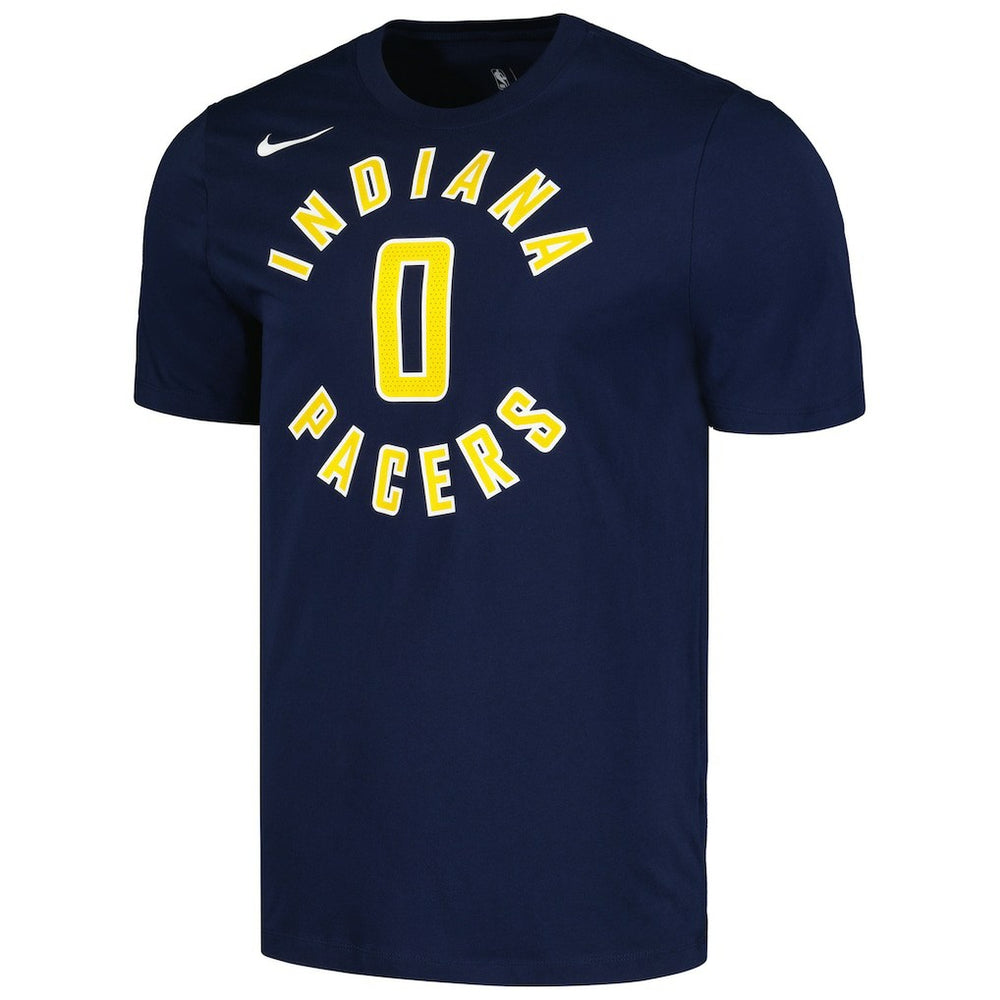 Nike Tyrese Haliburton Indiana Pacers Icon 2022/23 Name & Number T-Shirt