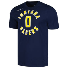Nike Tyrese Haliburton Indiana Pacers Icon 2022/23 Name & Number T-Shirt