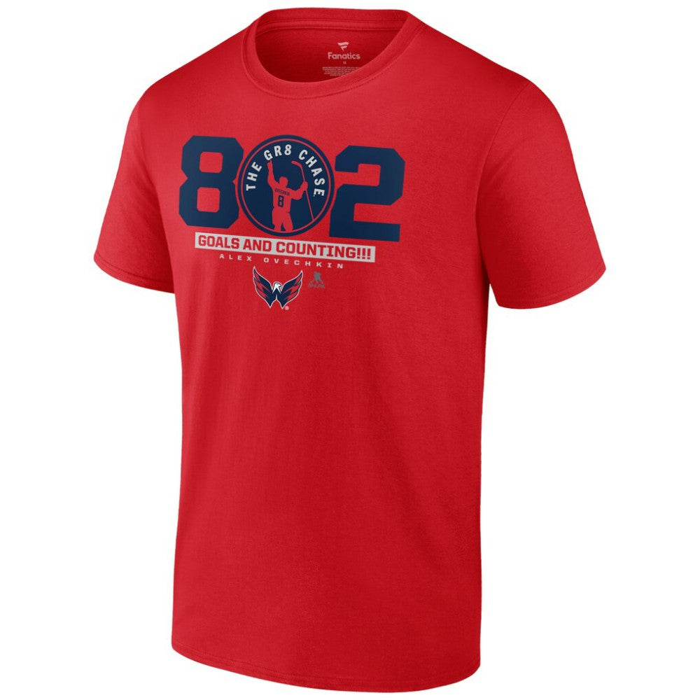 NHL Alexander Ovechkin Washington Capitals Fanatics The Gr8 Chase T-Shirt