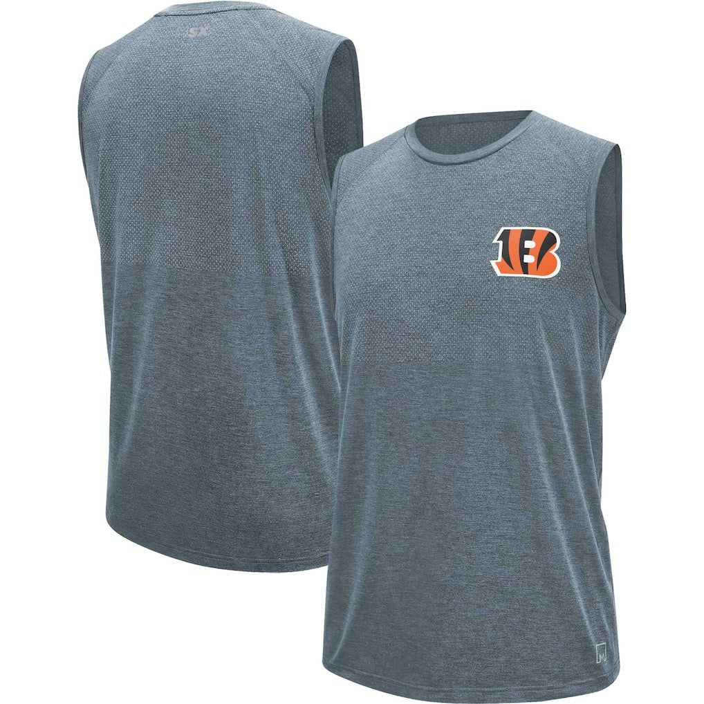 MSX by Michael Strahan Warm Up Sleeveless T-Shirt - Cincinnati Bengals T-shirts