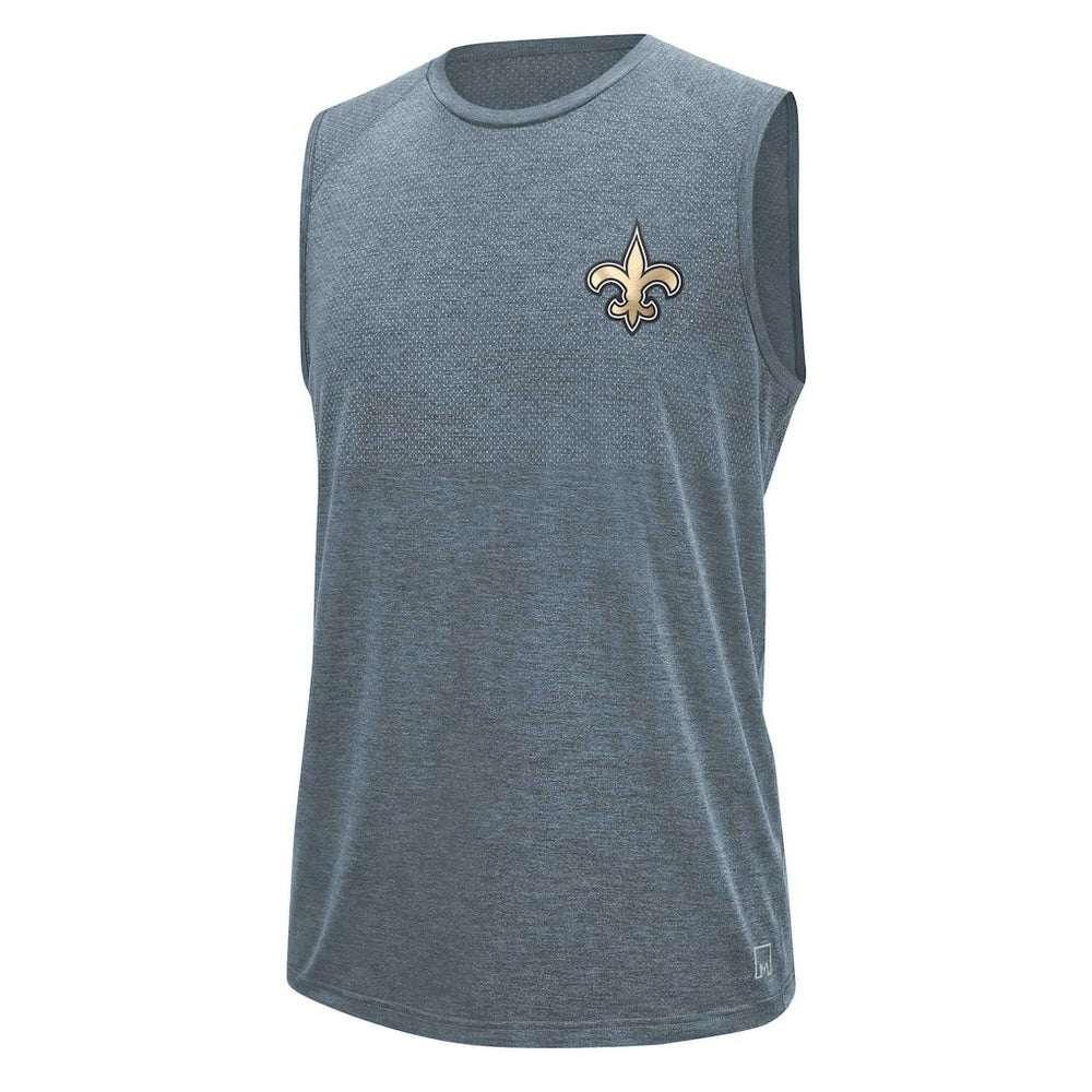 MSX by Michael Strahan Warm Up Sleeveless T-Shirt - New Orleans Saints T-shirts