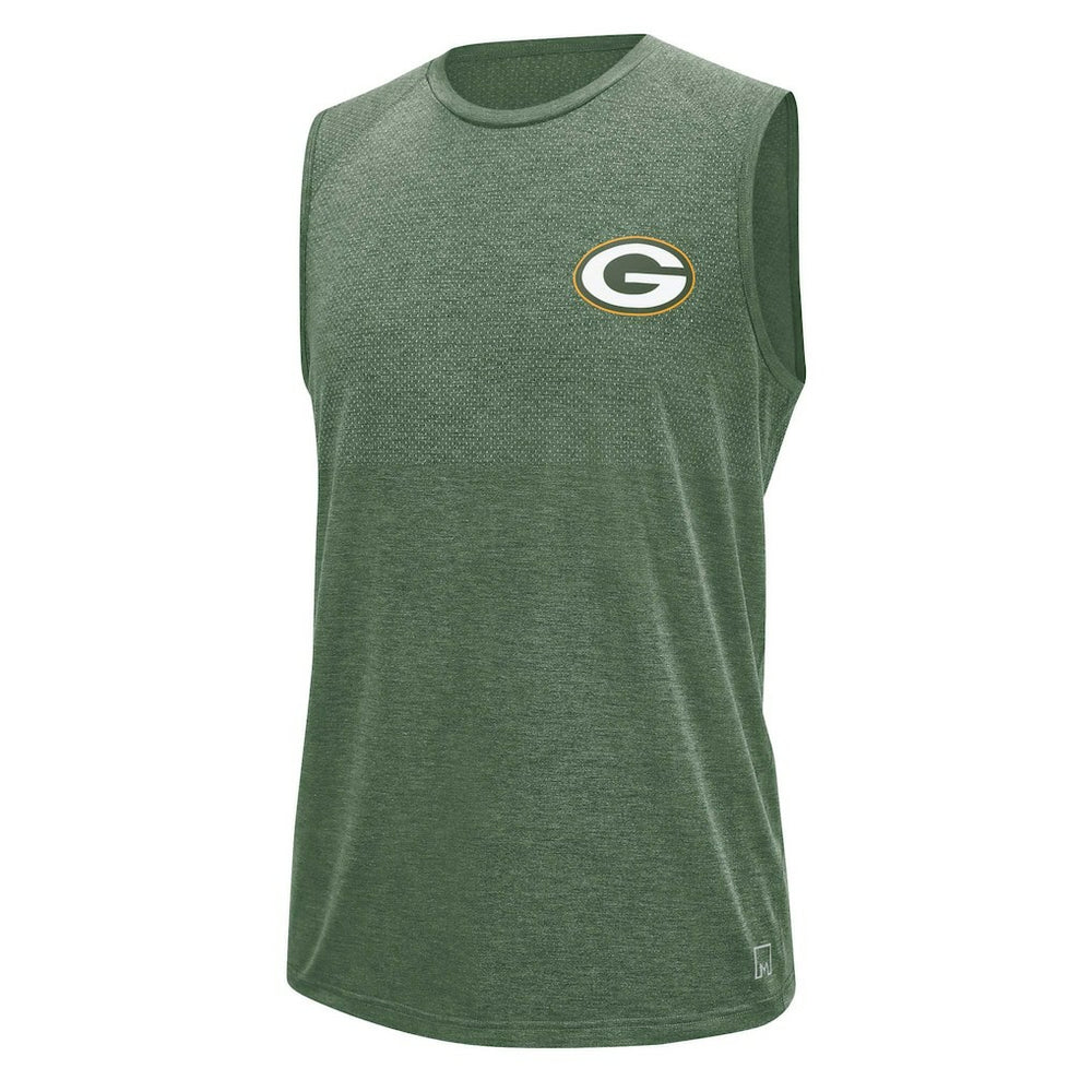 MSX by Michael Strahan Warm Up Sleeveless T-Shirt - Green Bay Packers T-shirts