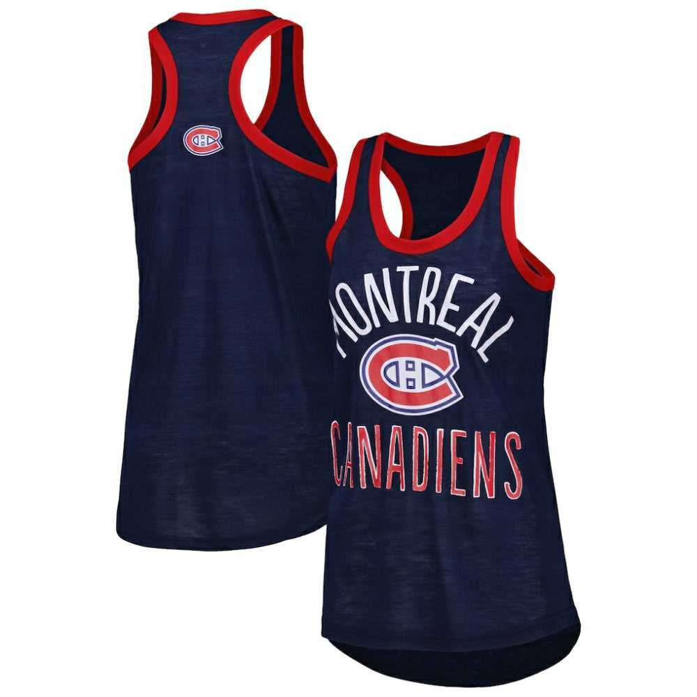 NHL Montreal Canadiens G-III 4Her by Carl Banks Women's First Base Racerback Scoop Neck Tank Top