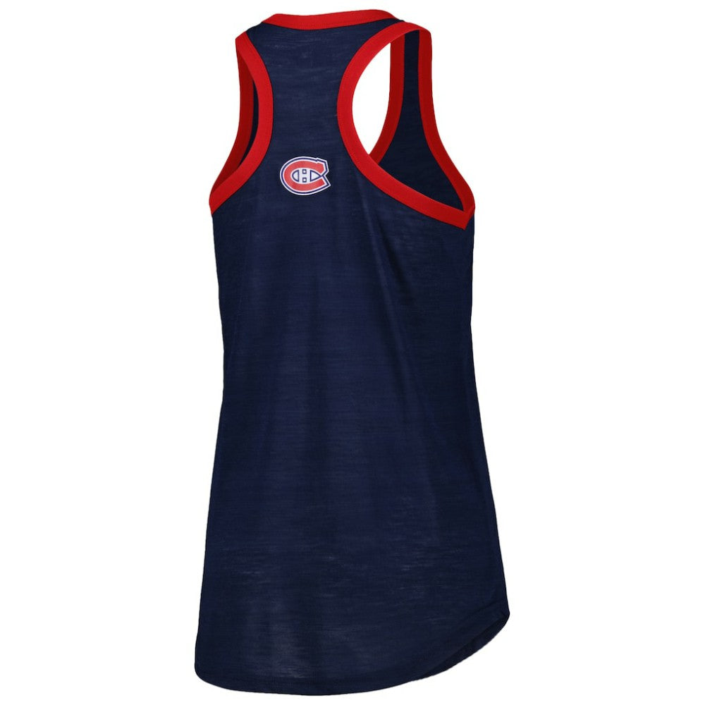 NHL Montreal Canadiens G-III 4Her by Carl Banks Women's First Base Racerback Scoop Neck Tank Top