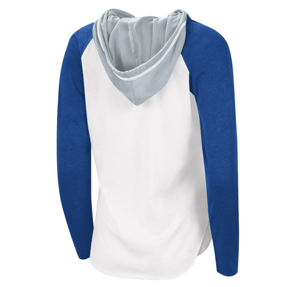 NHL Tampa Bay Lightning G-III 4Her by Carl Banks Women's MVP Raglan Lightweight Hooded T-Shirt