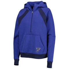 NHL St. Louis Blues Starter Women's Wishbone Half-Zip Hoodie