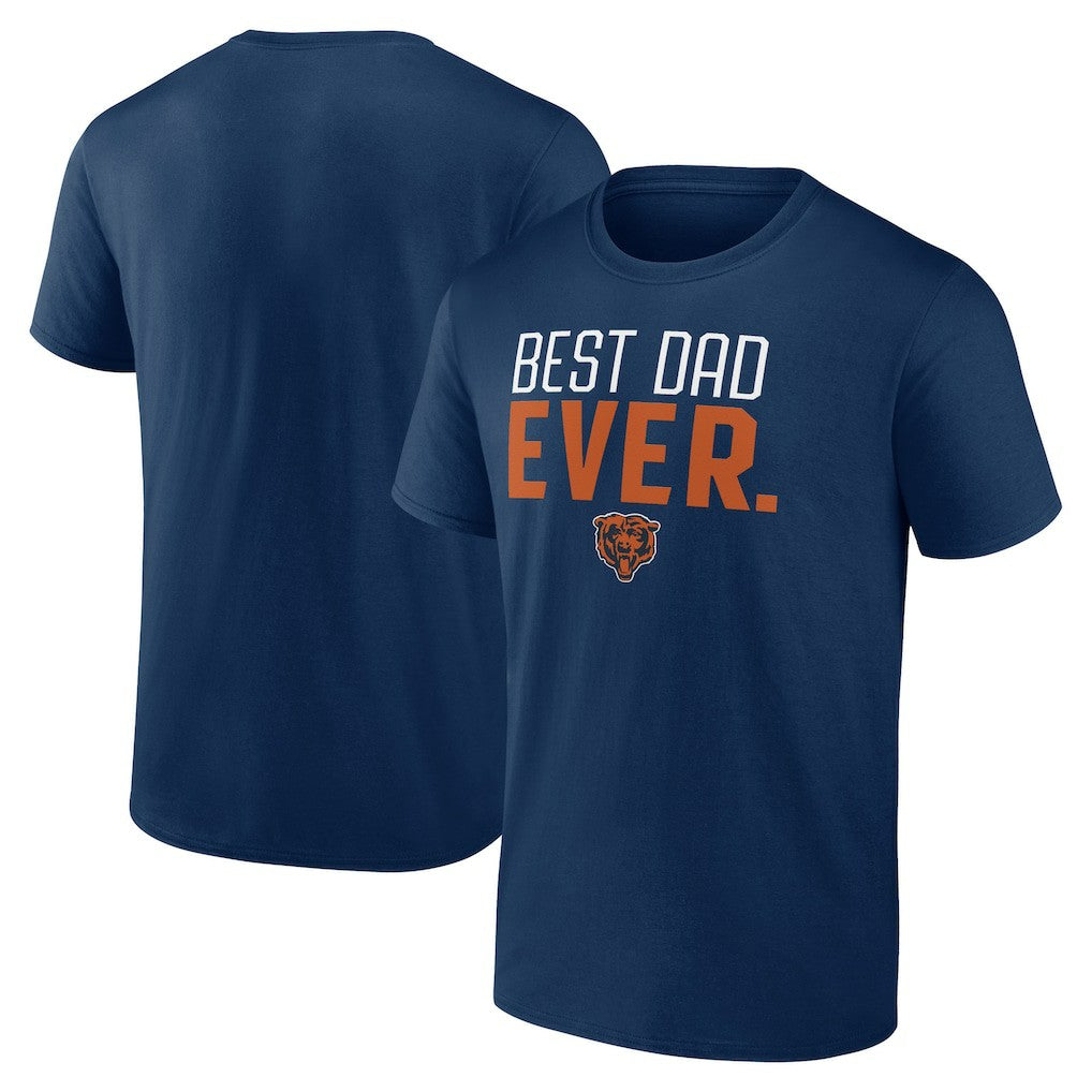 Best Dad Ever Team T-Shirt - Chicago Bears T-shirts