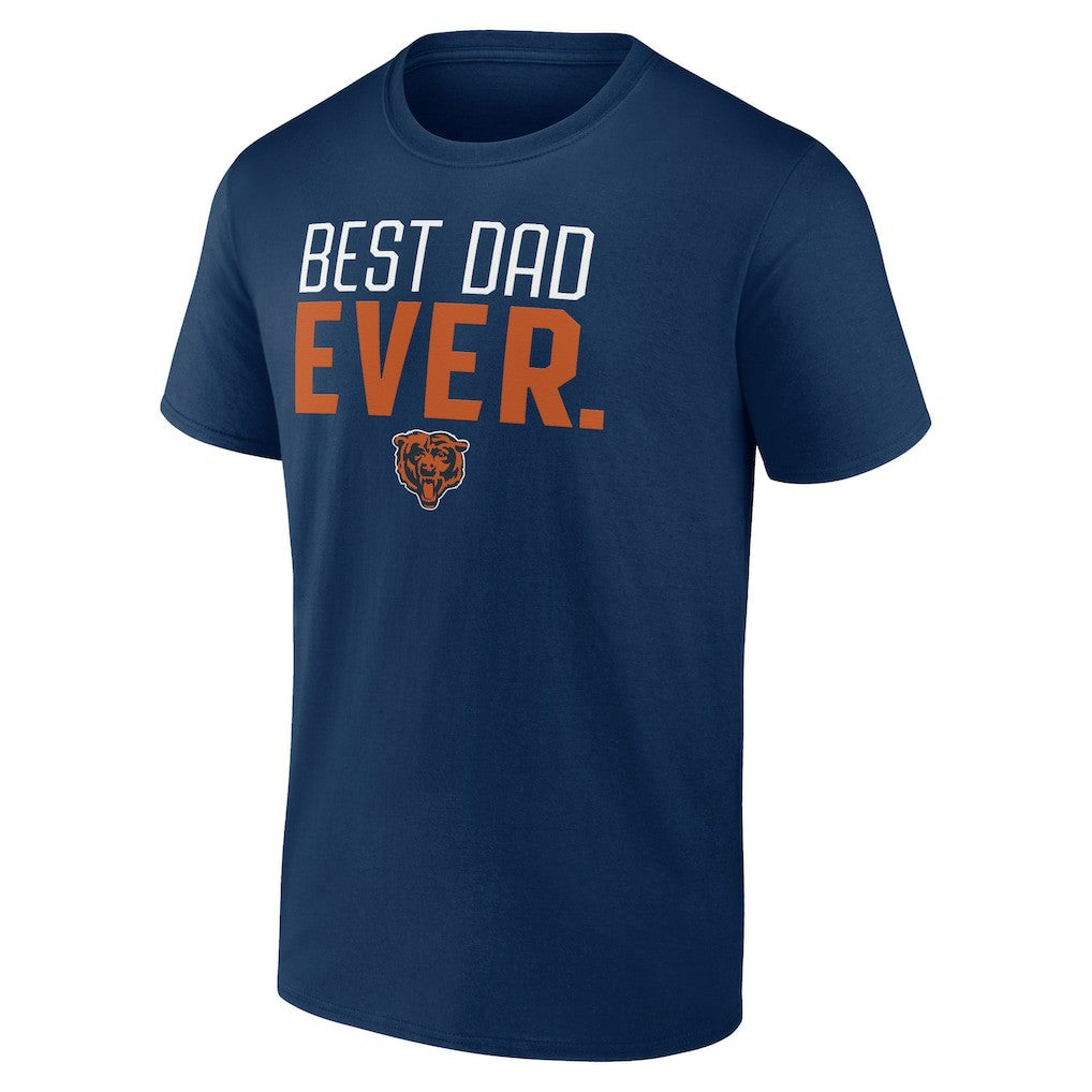 Best Dad Ever Team T-Shirt - Chicago Bears T-shirts