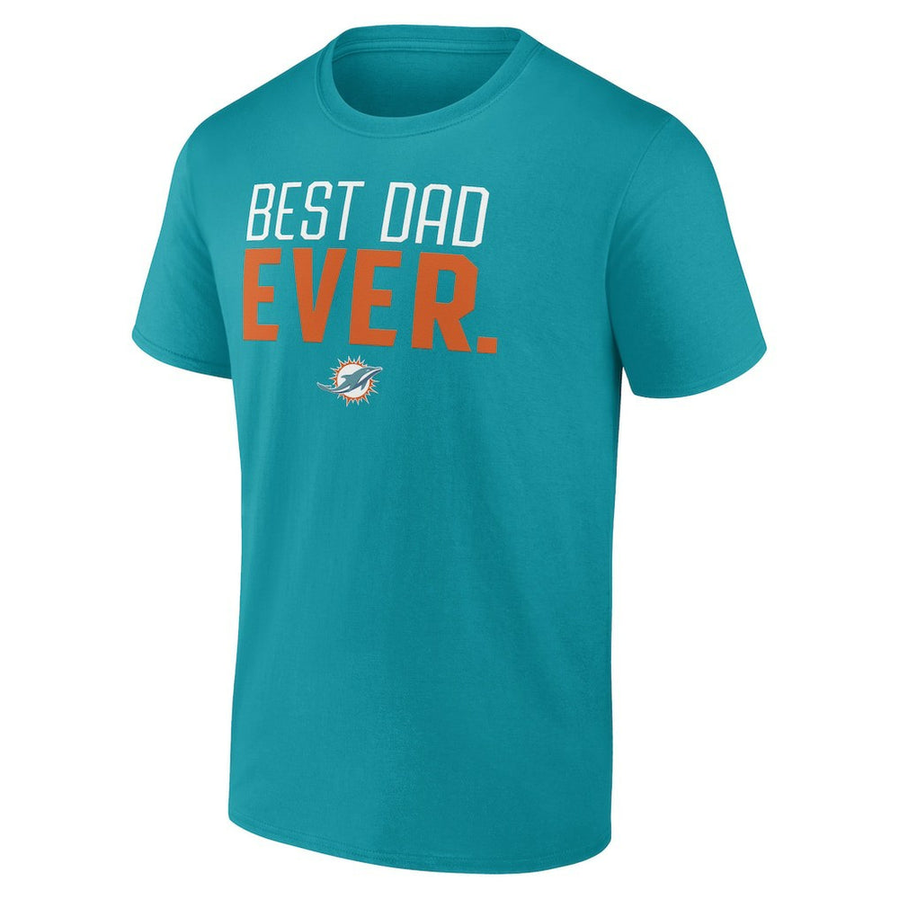 Best Dad Ever Team T-Shirt - Miami Dolphins T-shirts