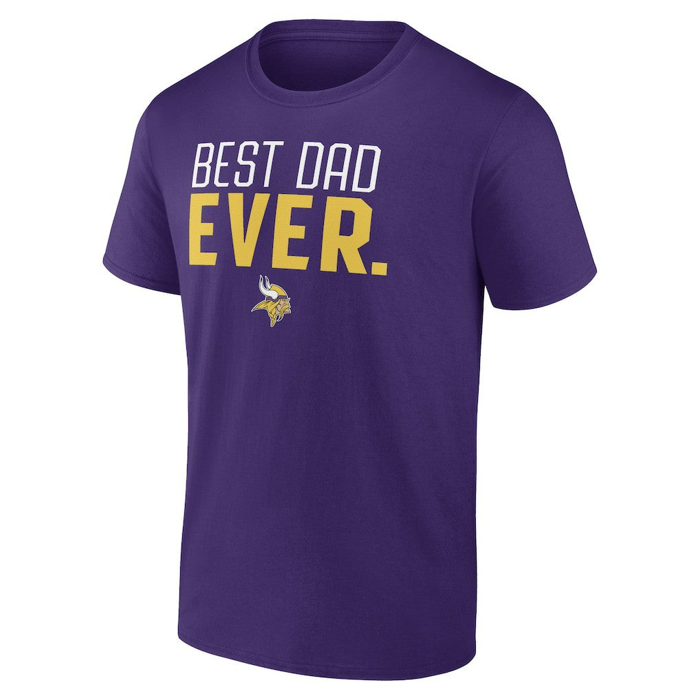 Best Dad Ever Team T-Shirt - Minnesota Vikings T-shirts