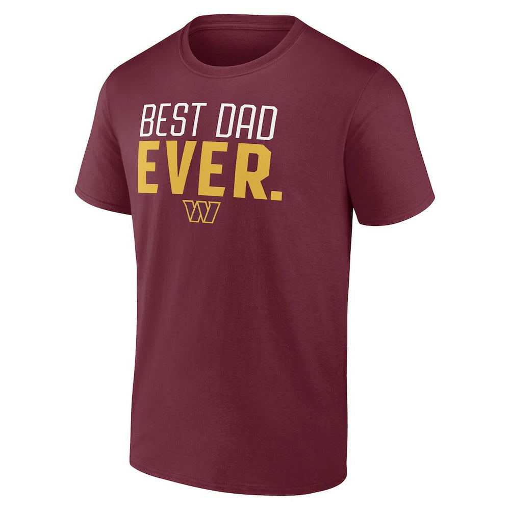 Best Dad Ever Team T-Shirt - Washington Commanders T-shirts