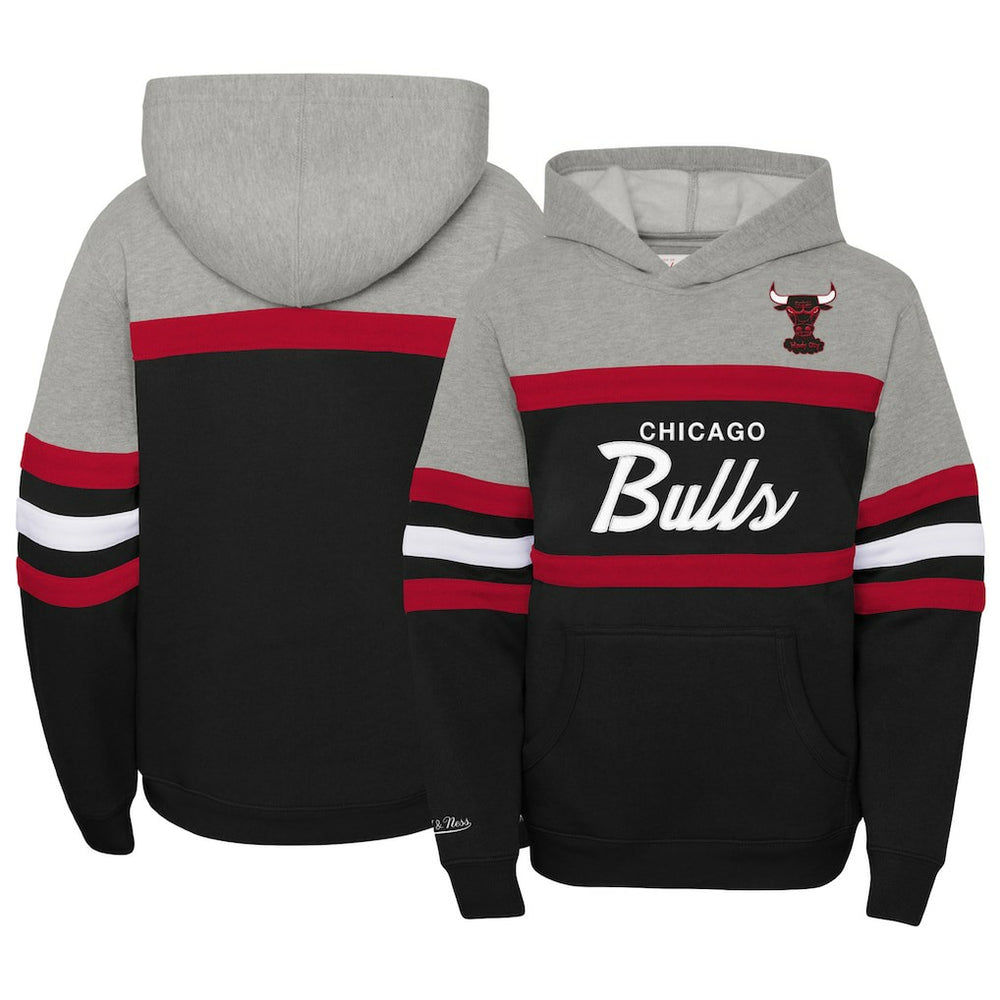 Mitchell & Ness Chicago Bulls Youth Hardwood Classics Head Coach Pullover Hoodie