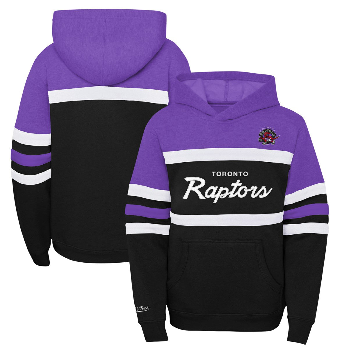 Mitchell & Ness Toronto Raptors Youth Hardwood Classics Head Coach Pullover Hoodie