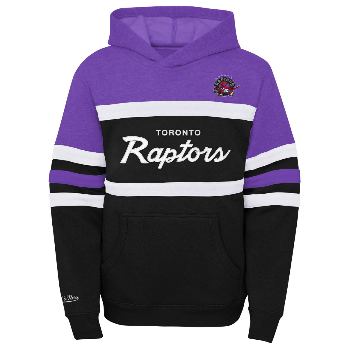 Mitchell & Ness Toronto Raptors Youth Hardwood Classics Head Coach Pullover Hoodie