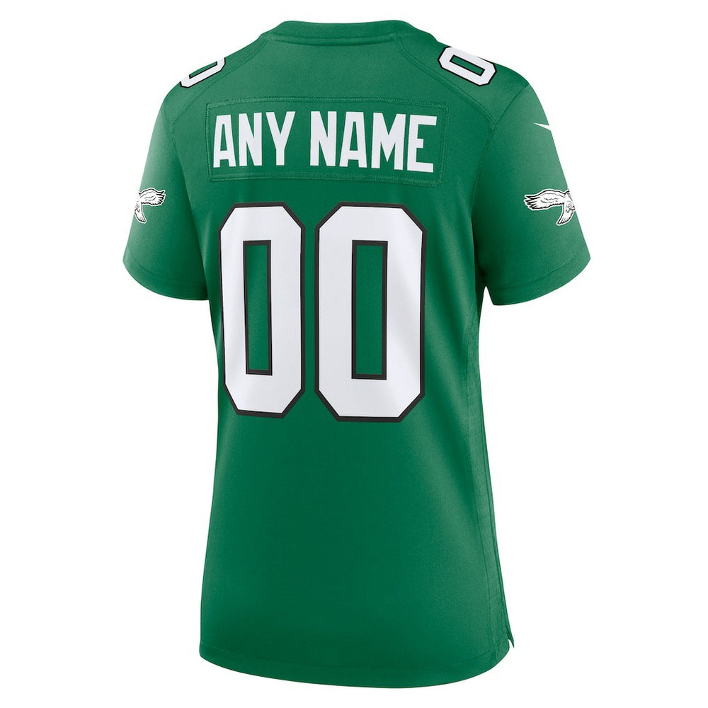 Women's Alternate Custom Game Jersey - Philadelphia Eagles Jerseys