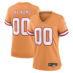 Women's Custom Throwback Game Jersey - Tampa Bay Buccaneers Jerseys
