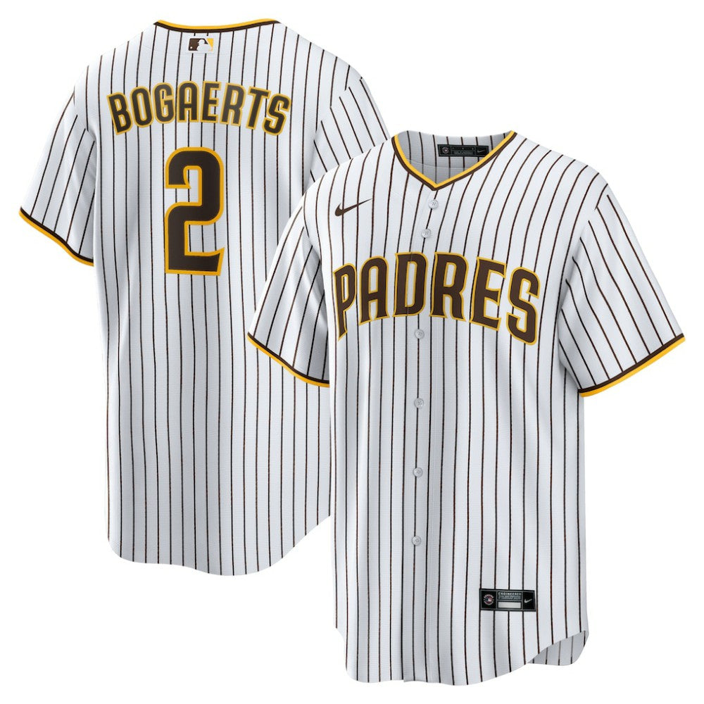 White/Brown Xander Bogaerts San Diego Padres Nike Home Official Replica Player Jersey