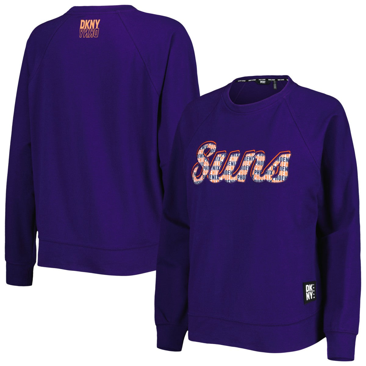 Phoenix Suns DKNY Sport Women's Regina Raglan Pullover Sweatshirt
