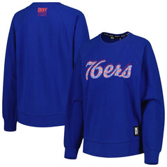 Philadelphia 76ers DKNY Sport Women's Regina Raglan Pullover Sweatshirt