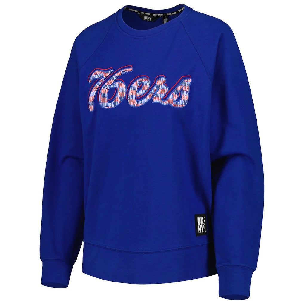 Philadelphia 76ers DKNY Sport Women's Regina Raglan Pullover Sweatshirt