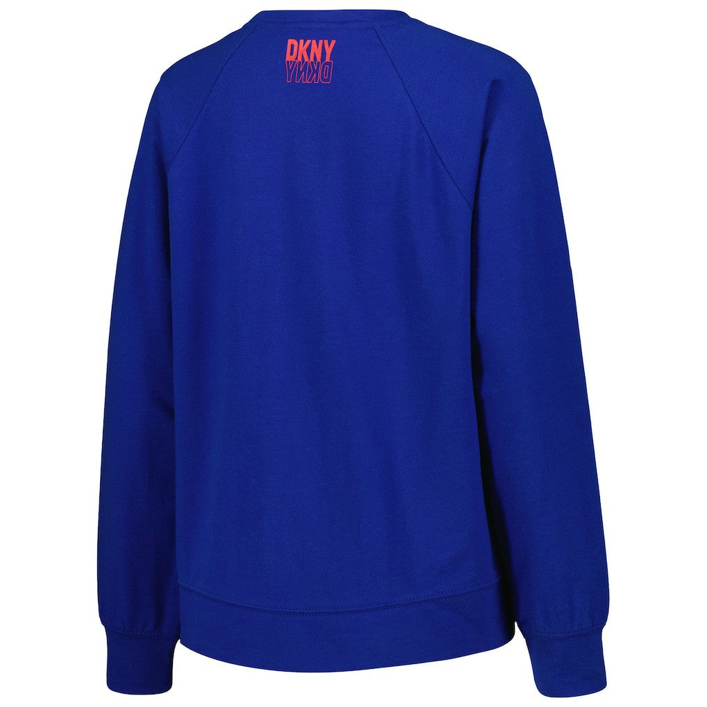 Philadelphia 76ers DKNY Sport Women's Regina Raglan Pullover Sweatshirt