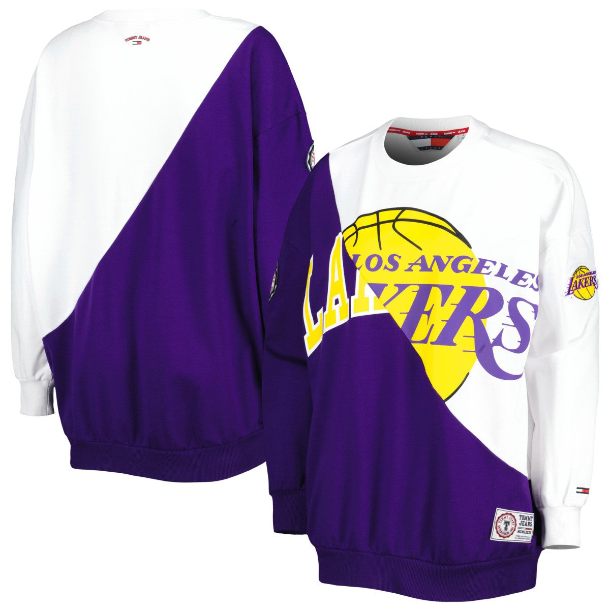 Los Angeles Lakers Tommy Jeans Women's Ariel Pullover Sweatshirt