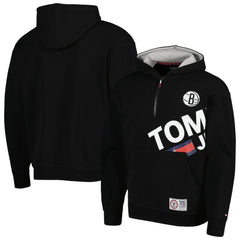 Brooklyn Nets Tommy Jeans Bernard Half-Zip Hoodie